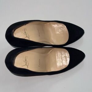 Christian Louboutin Black Heels Elegant Design